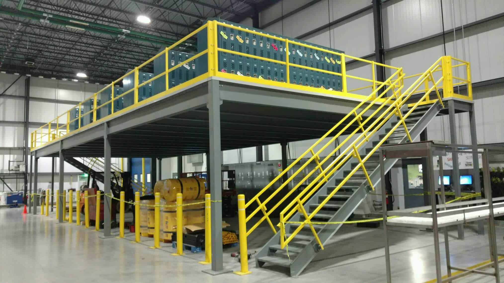 Increasing Storage Space With Mezzanine Platforms